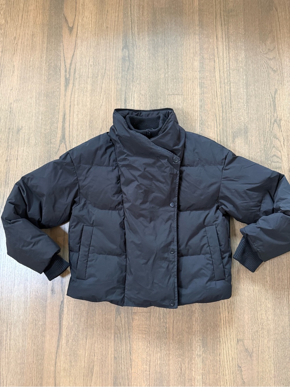 ba&sh Bowie Padded Puffer Jacket-Size 4-Black - Picture 5 of 15